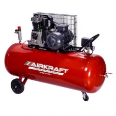 Фото - Поршневий компресор з ремінним приводом 200 л, 510 л/хв, 380 В, 3 кВт AIRKRAFT AK200-510-380