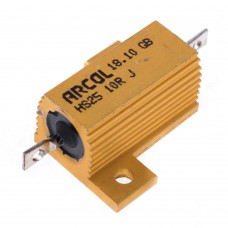 Фото - Резистор 25 Вт; 10 Ом (+-5%); 15x15x28 мм