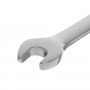 Фото №2 - Ключ рожково-накидный шарнирный 9 мм, CrV, покрытие сатин-хром INTERTOOL XT-1409