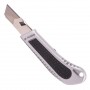 Фото №3 - Нож с отломным лезвием 18 мм, металлическая направляющая INTERTOOL HT-0507