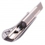 Фото №2 - Нож с отломным лезвием 18 мм, металлическая направляющая INTERTOOL HT-0507