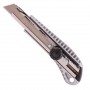 Фото №4 - Нож с отломным лезвием 18 мм, металлическая направляющая INTERTOOL HT-0507