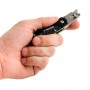 Фото №7 - Нож строительный складной с трапециевидным лезвием 9 мм мини, SK5, рукоятка алюминиевая INTERTOOL HT-0532