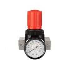 Фото - Регулятор давления 1/4", 1-16 бар, 1600 л/мин, профессиональный INTERTOOL PT-1429