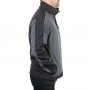 Фото №8 - Куртка SOFTSHELL темно сіро-чорна, тришарова, тканина - стрейч 300 GSM 100D, з водо- і вітрозахистом, розмір XXXL INTERTOOL SP-3136