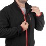 Фото №8 - Куртка флісова, тканина - поліестр, щільність 280 G, з кишенею на грудях і двома бічними, розмір XL INTERTOOL SP-3104