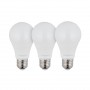 Фото №1 - Светодиодные лампы, набор 3 ед. LL-0015, LED A60, E27, 12 Вт, 150-300 В, 4000 K, 30000 г, гарантия 3 года INTERTOOL LL-3015