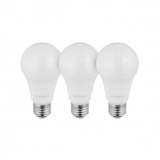 Светодиодные лампы, набор 3 ед. LL-0017, LED A60, E27, 15 Вт, 150-300 В, 4000 K, 30000 г, гарантия 3 года INTERTOOL LL-3017