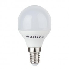 Фото - Светодиодная лампа LED 5 Вт, E14, 220 В INTERTOOL LL-0102