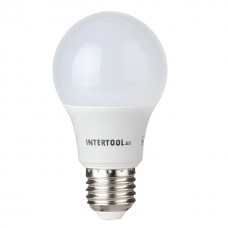 Фото - Светодиодная лампа LED 10 Вт, E27, 220 В INTERTOOL LL-0014