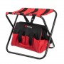 Фото №1 - Складаний стілець з сумкою, універсальний до 90 кг, 420*310*360 мм INTERTOOL BX-9006