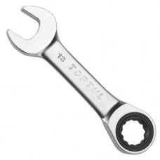 Фото - Ключ рожково-накидной с трещоткой укороченный TOPTUL 8мм AOAB0808