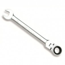 Фото - Ключ трещоточный рожково-накидной с шарниром TOPTUL 9мм AOAH0909