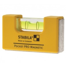 Фото - Уровень - мини STABILA Pocket PRO Magnetic магнитный 7 х 2 х 4 см, 1 капсула и зажим на ремень