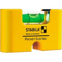 Рівень - міні Stabila Pocket Electric магнітний, для електриків: 7 х 2 х 4 см