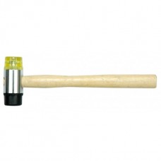 Фото - Молоток рихтувальний VOREL з дерев'яною ручкою, d = 35 мм, V-33950