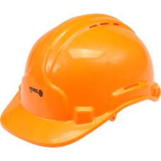 Каска для защиты головы VOREL оранжевая, V-74194
