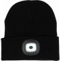 Фото №1 - Шапка зимняя черная с аккумуляторным Led фонарем Vorel 74226