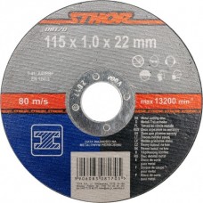 Диск отрезной по металлу STHOR: d-115x1.0х22 мм, V-08170
