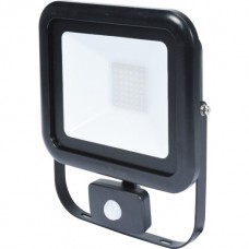 Фото - Прожектор SMD LED диодный с датчиком движения сетевой VOREL: 230 В, 50 Вт, 4000 lm, V-82848