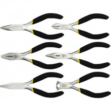 Набор инструментов: плоскогубцы, щипцы, кусачки VOREL мини, l = 125 мм, V-42309