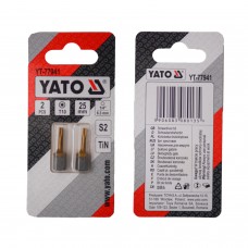 Фото - Насадка викруткова TORX T10 х 25 мм. HEX 1/4", покрита титаном YATO YT-77941