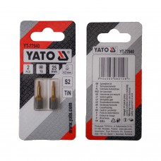 Фото - Насадка викруткова TORX T8 х 25 мм. HEX 1/4", покрита титаном YATO YT-77940