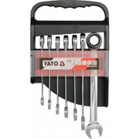 Набір ключів рожково-накидних М = 10-19 мм, YATO YT-0208