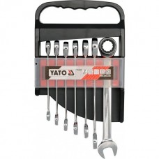 Набор ключей рожково-накидных М = 10-19 мм, YATO YT-0208