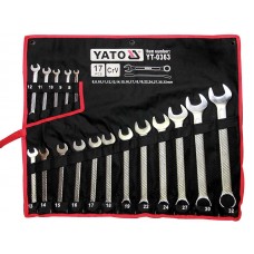 Набор ключей рожково-накидных САТИН М = 8-32 мм, YATO YT-0363
