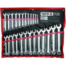 Набор ключей рожково-накидных САТИН М = 6-32 мм, YATO YT-0365