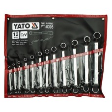 Фото - Набор ключей накидных изогнутых М = 6х7-30х32 мм, YATO YT-0398