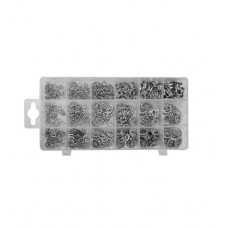 Фото - Шайби стопорні Ø3-10 мм YATO різної форми в пластиковій коробці, набір 720 шт