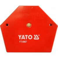 Струбцина магнитная для сварки 34 кг, 111 х 136 х 24 мм, YATO YT-0867