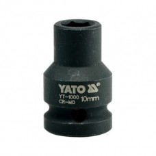 Фото - Головка торцевая ударная 6-гранная 1/2', М = 10 мм, L = 39 мм, YATO YT-1000