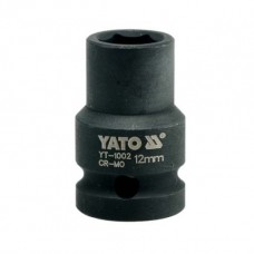 Фото - Головка торцевая ударная 6-гранная 1/2', М = 12 мм, L = 39 мм, YATO YT-1002