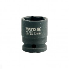Головка торцевая ударная 6-гранная 1/2', М = 23 мм, L = 39 мм, YATO YT-1013