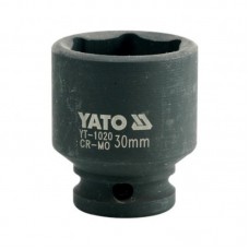 Головка торцевая ударная 6-гранная 1/2', М = 30 мм, L = 48 мм, YATO YT-1020