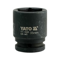 Головка торцева ударна 6-гранна 3/4', М = 35 мм, L = 56 мм, YATO YT-1085