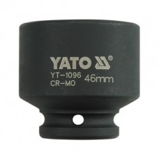 Головка торцевая ударная 6-гранная 3/4', М = 46 мм, L = 62 мм, YATO YT-1096