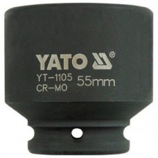 Головка торцевая ударная 6-гранная 3/4', М = 55 мм, L = 74 мм, YATO YT-1105