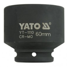 Головка торцевая ударная 6-гранная 3/4', М = 60 мм, L = 74 мм, YATO YT-1110