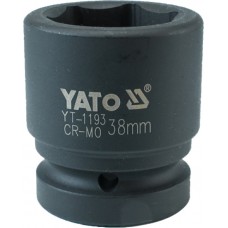 Фото - Головка торцевая ударная 6-гранная 1', М = 38 мм, L = 65 мм, YATO YT-1193
