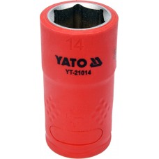 Головка торцевая диэлектрическая 6-гранная 3/8', М = 14 мм, L = 45/28 мм, YATO YT-21014