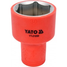 Головка торцевая диэлектрическая 6-гранная 1/2', М = 30 мм, L = 60/38 мм, YATO YT-21050