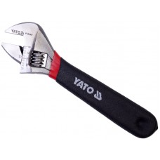 Ключ разводной L = 150 мм с обрезинной ручкой, YATO YT-21650