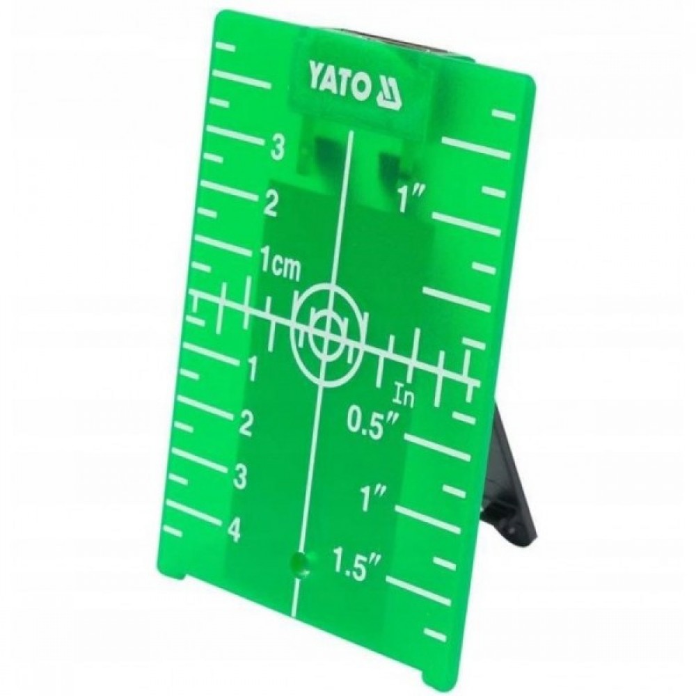 Пластина прицільна для нівеліра з лазерним зеленим променем YATO YT-30465