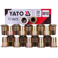 Гайки заклепувальні сталеві YATO YT-36475