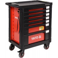 Шкаф с инструментами 98 х 77 х 46,5 см, 211 элементов, 5 лотков YATO YT-55290