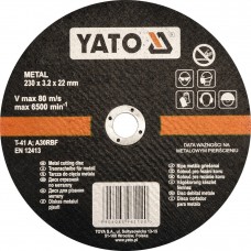 Диск відрізний по металу YATO YT-5921